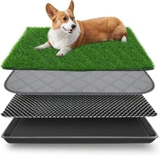 50X60 cm Hundetoilette Wohnung hundetoilette hundeklo für zuhause Kunstrasen Hundetoilette Hundetoilette für Kleine Hunde Welpenklo Haustiertoilette Trainingsunterlage für Kleine Tier WC