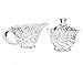 Godinger Silver Pineapple Crystal Sugar & Creamer Set
