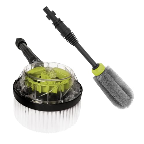 Image of Sun Joe SPX-CCK Car Care Accessory Kit, Includes SPX-RB1 Rotary Wash Brush & SPX-WB1 Wheel Rim Brush