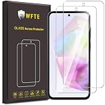 WFTE [2-Pack Screen Protector for Samsung Galaxy A35 5G/A55 5G,Anti-Scratch,High Transparency,Anti-fingerprint,Bubble-Free,Dust-Free Premium Tempered Glass Screen Protector For Samsung A35 5G
