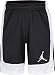 Jordan Boys' Air 2.0 Colorblock Shorts (M, Black)