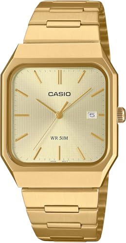 Casio Enticer Mtp - Orologio Analogico Da Uomo, Oro, Orologio Analogico