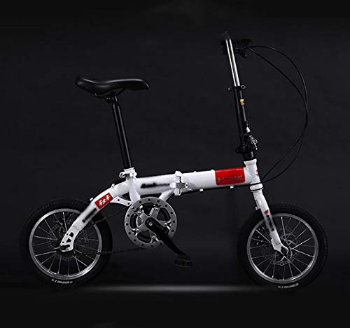 Mini vouwfiets, heren dames opvouwbare fiets + 14 inch buitenfiets, voor stadsvouwbare compacte fiets Urban Commuter - Afbeelding 6