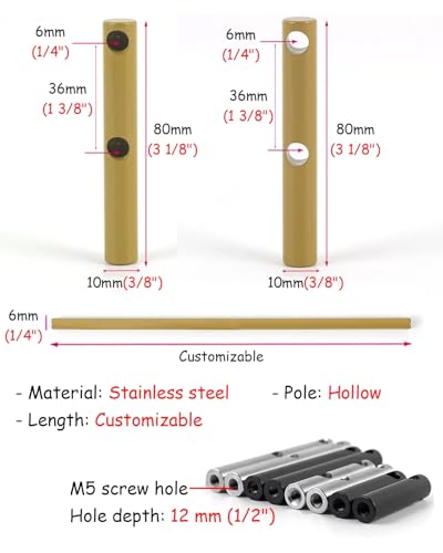 Garde-corps basculants pour étagère de cuisine double clôture or