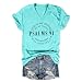 Christian Shirts for Women Psalms 91 Religious Faith V Neck Graphic Tshirts Casual Blessed Short Sleeve Tshirts Tees Light Blue