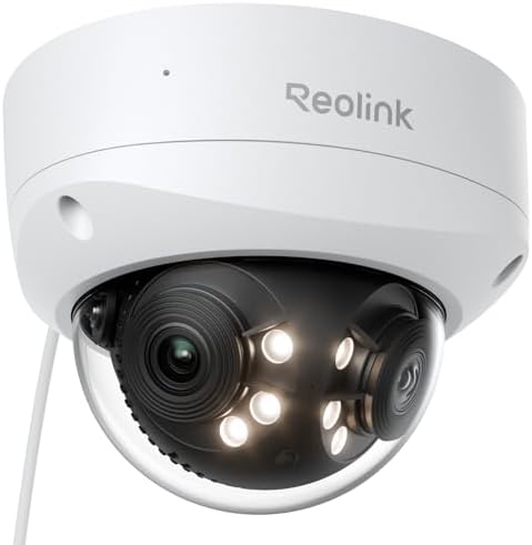 Reolink 16MP UHD 180° Panoramic Dual-Lens PoE Security Camera, Power Over Ethernet, Color Night Vision, Smart Detection & Alerts, IK10 Vandal-Proof, No PT Supported, 2 Way Talk, Duo 3V PoE