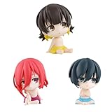 Tongyundacheng 3 figuras de anime Chigiri Hyoma/Bachira Meguru/Rin Itoshi Figura de acción de 7 cm, modelo de PVC, estatua de regalo coleccionable