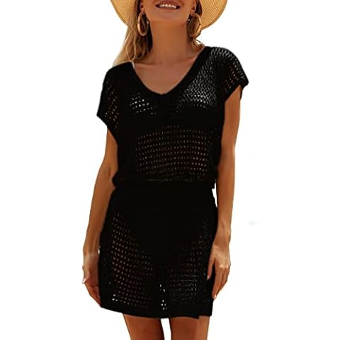 JFAN Robe De Plage V-Cou Cover