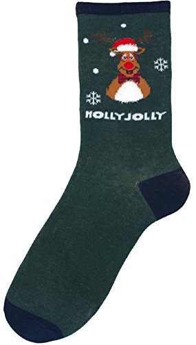 Octave®, calzini natalizi da uomo in cotone