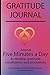 Produktbild Gratitude journal: Journal Five minutes a day to develop gratitude, mindfulness and productivity By Simple Live 6818