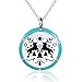 Produktbild Ätherisches Öl Diffusor Halskettefeder Emaille Diffusor Anhänger Für Frauen Edelstahl Ätherisches Öl Medaillon Aromatherapie Diffusor Halskette Parfüm Schmuck