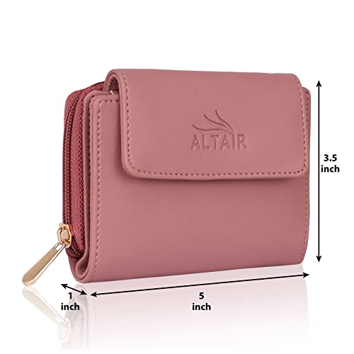 Image of Premium Vegan Leather Women's Wallet | Stylish Durable Clutch Wallet and Lightweight Clutch with Zip Coin Pocket and Card Slot