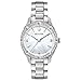 Produktbild Bulova Klassische Damen-Armbanduhr, Quarz, Diamant, Edelstahl, Silberfarben/weißes Zifferblatt, Classic Sutton