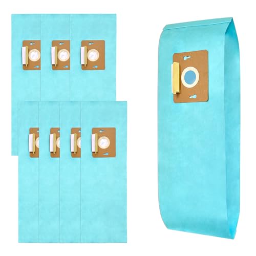 Image of 8 Pack Type F Vacuum Bags for Riccar Supralite R10E, Rsl1, Rsl1a, Ral1ac, Rsl2, Rsl3, Rsl3c, Rsl4, Rsl5, Rsl5c & Simplicity Freedom F3600, F3500, F3400, F3300, SF1 Uprights #Part RFH6 RSL-6 SFH6