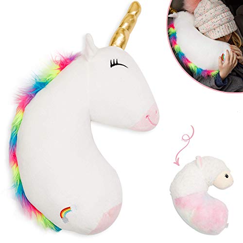 Seatbelt Pillow for Kids Travel - Unicorn & Llama Seat Belt Cover