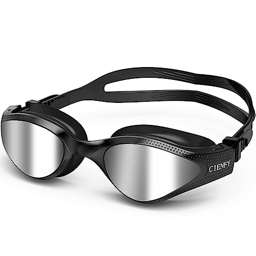Cienfy Unisex-Adult Swim Goggles, Polarized Goggles Swimming Men Women, Anti-Fog Leak-Proof Clear Vision Underwater #TOP2