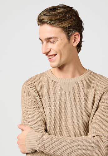 Sweat-shirt homme Wrangler à col rond classique en coton pour un style casual quotidien