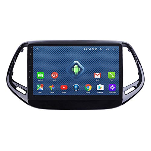 Android 8.1 Autoradio GPS Navigation für Jeep Compass 2017 2018 Auto Stereo 2 Din 9 ''Bluetooth WiFi FM Empfänger Handy Spiegel Verbindung
