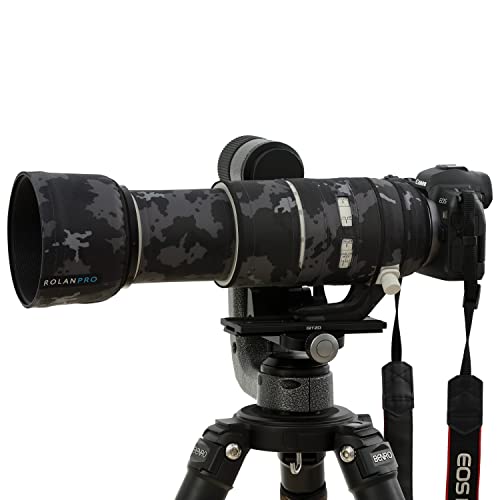Protection pluie Canon RF 100-500mm Rolanpro pour l'affût animalier