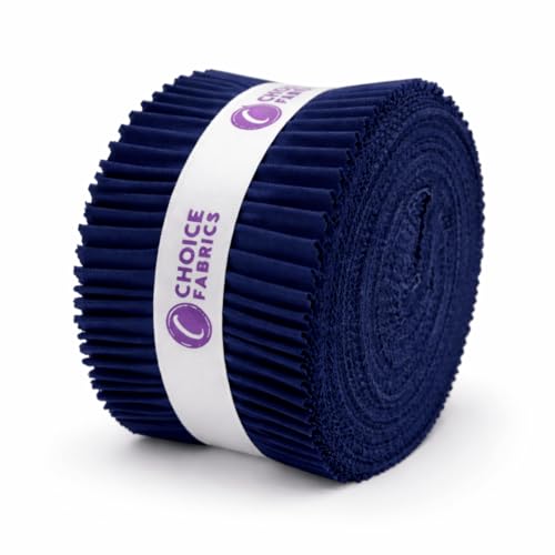 Choice Fabrics Supreme Solids Jelly Roll (Moonlit)