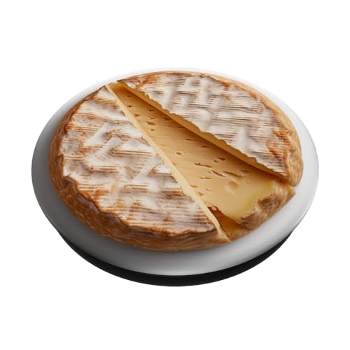 Cheese Lovers Designs Mont d'Or: Creamy Luxury PopGrip with Swappable Top & Wireless Charging, Black - Image 2