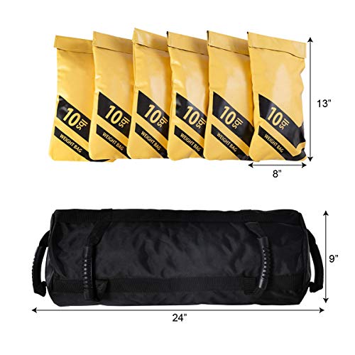 Estleys Workout Sandbag for Fitness 10 to 40 Lbs, Adjustable Military Sandbags with 4 and 2 Inner Bags, Training Weight… - Home Fitness Guru Estleys Workout Sandbag for Fitness 10 to 40 Lbs, Adjustable Military Sandbags with 4 and 2 Inner Bags, Training Weight… - Image 7