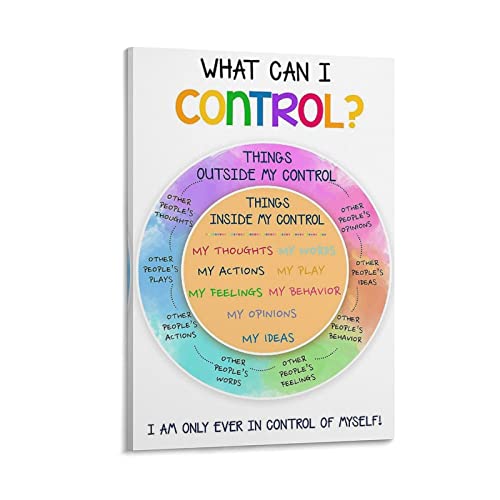 Posters Mental Health Therapy Consultation Poster Classroom Wall Art Consultant Therapist Decoration Canvas Wall Art for Living Room Bedroom Office Kitchen Decor 24x36inch(60x90cm) Frame-Style