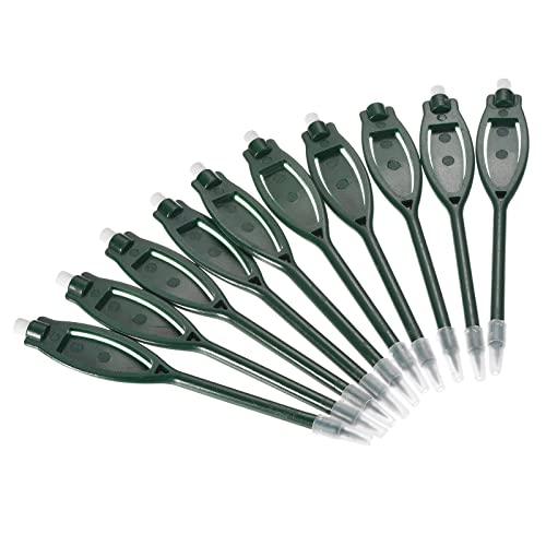 PATIKIL ゴルフ得点鉛筆 消しゴム付き 長方形クリップ プラスチック 2Hマーカーペン スポーツゲーム 会議用 ダークグリーン