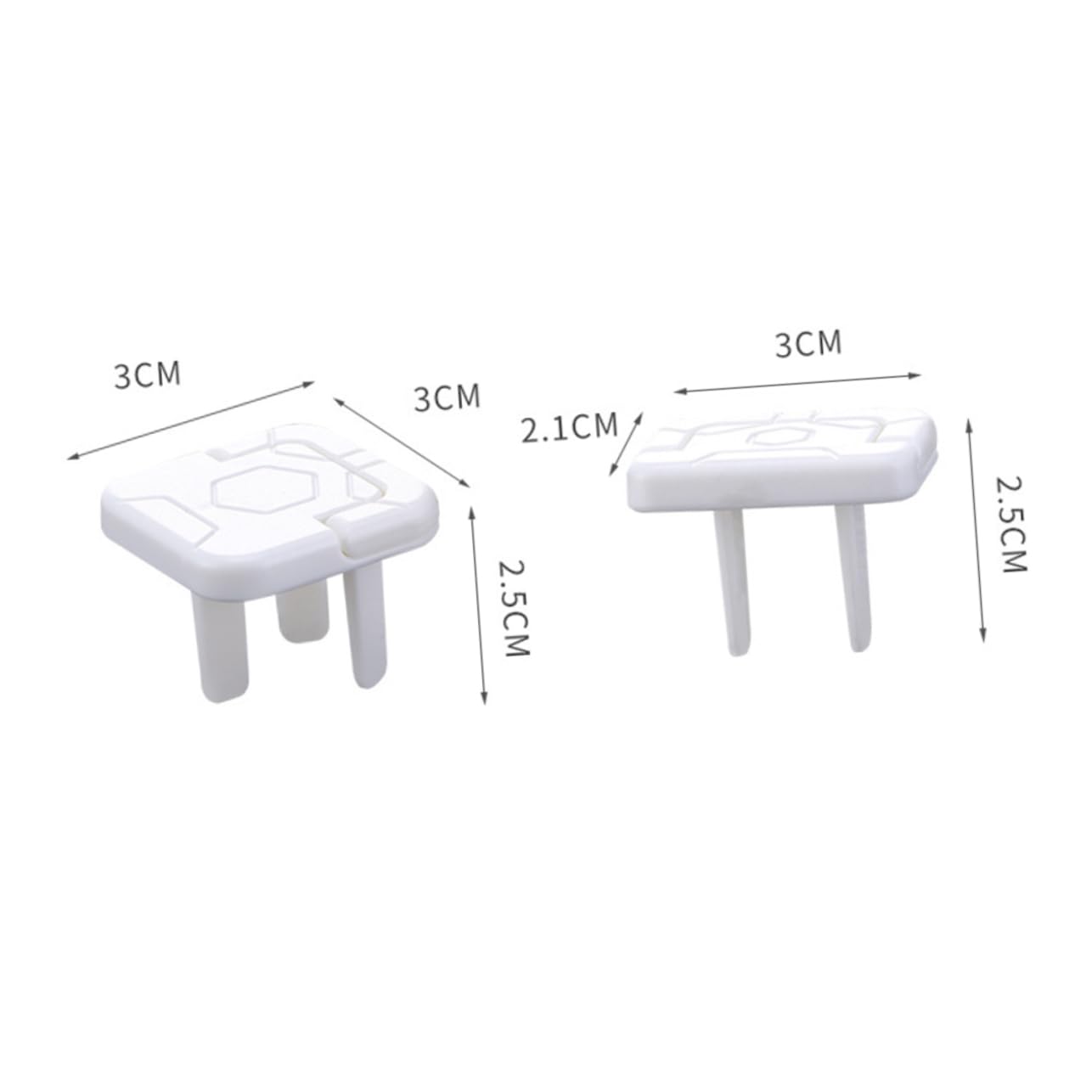 ibasenice 150pezzi Copriprese Per Copriprese Due Protezione Elettrica e Cameretta Facile Installare Resistente e