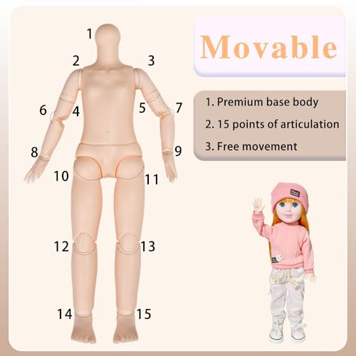 Muñeca BJD fashion articulada 12 pulgadas miniatura 4