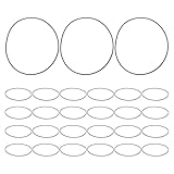 Lecture fluide : la courroie d'entraînement en caoutchouc pour lecteurs dvd assure une transmission synchrone précise et une lecture stable des données, garantissant une lecture de vos dvd dans votre système home cinéma. courroies plates de remplacement pour lecteurs de cassettes et enregistreurs