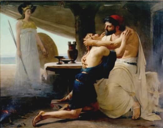 Ulysse et Télémaque de Lionel Noel Royer décoration salon affiches et gravures murale 60x90