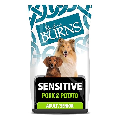 Burns Pet Nutrition Hypoallergenic Complete Dry Dog Food Adult and Senior Dog Sensitive with Pork and Potato 2 kg