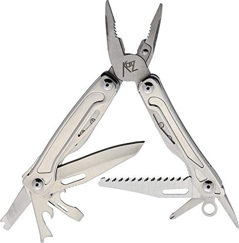 Katz MT-75 Katz Stainless Steel Handle Multi Tool + Black Belt Sheath
