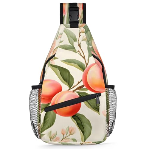 Bolso tipo sling unisex de poliéster 7.9x3.5x14.2 in