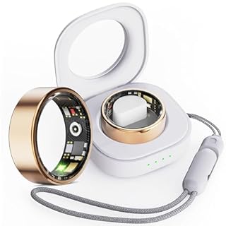 findtime Smart Ring Android iOS Smartringe für Herren Fitness Tracker Ring Pulsmesser Fitness Ring mit Schrittzähler Aktivitätstracker Smartring Schlaftracker IP68 Wasserdicht Fitnessring Blutdruck