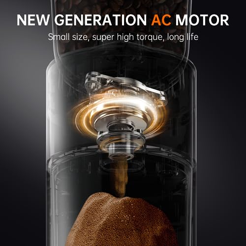 Sowtech BD-CG011 Anti-Static Conical Burr Coffee Grinder, Electric Mill thumb #5