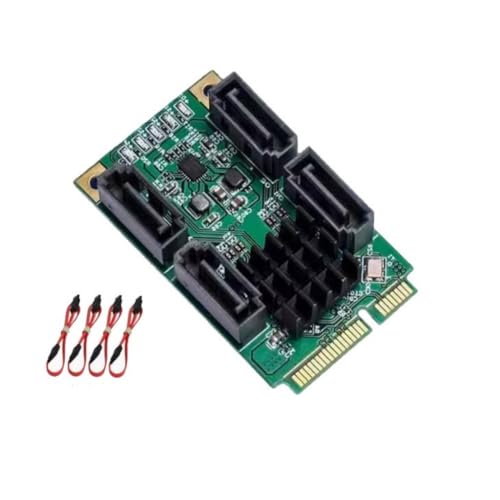 Carte d'extension Mini PCIe vers SATA3.0 6 Gbps à haut débit de transfert
