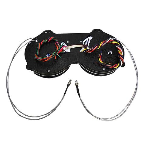 1968 Camaro Analog Gauge Panel Direct Replacement, Black Faceplate, GPS Speed, Water & Oil Press Sending Units Included AP4000-S9020