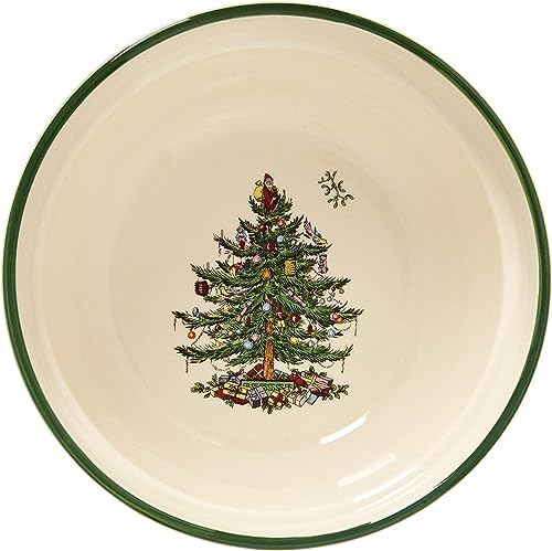 Spode-Christmas-Tree-Collection-Stacking-Bowls-55-Inch-Ceramic-Holiday-Dinnerware-Set-of-4-Bowls-for-Cereal-Fruit-Salad-Breakfast-Dessert-Microwave-Dishwasher-and-Freezer-Safe Spode Christmas Tree Collection Stacking Bowls 55 Inch Ceramic Holiday Dinnerware Set of 4 Bowls for Cereal Fruit Salad Breakfast Dessert Microwave Dishwasher and Freezer Safe