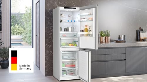 Siemens KI86VVSE0 iQ300 Einbau Kühl-Gefrier-Kombination, Made in Germany, 229 kWh pro Jahr, 183 L, hyperFresh Frischesystem, lowFrost weniger Eisbildung, LED-Innenbeleuchtung, bigBox, Schlepptür