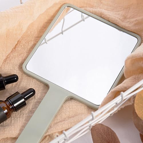 Set de 3 espejos portátiles con mango para maquillaje miniatura 5