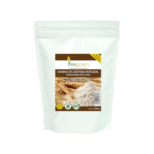Catálogo de Masa del mes. 39 Integrain harina de Centeno Integral Integrain 830 g, libre de GMO's 100% natural, 100% de grano entero.