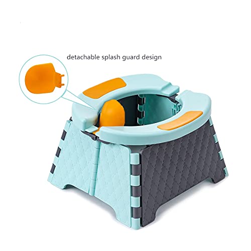 Reispotje, kindertoilet, draagbare potten, trainingsstoel voor peuters, kinderen, reispotje, babyauto, mobiele… - Afbeelding 3