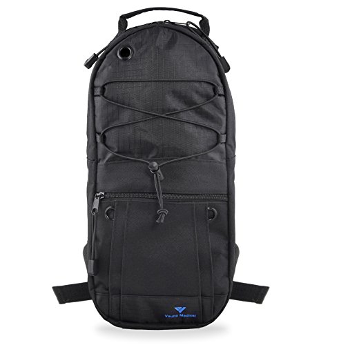 Oxygen Cylinder Backpack, Water Resistant and Portable Tank Bag with Adjustable Straps, Double Mesh Padded Bag M2 M4 ML6 M6 M7 M9 Tanks (A, B and C Cylinder - Chrome Matte)