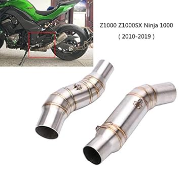 Open Throttle Racers Kawasaki Z1000/ Ninja 1000 Slip-On/Middle/link Pipe Silver