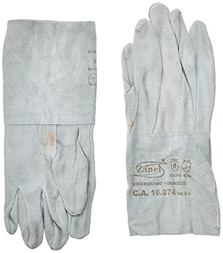 Fixtil LVA/06 Luva de Raspa com Reforço Punho, 15 cm