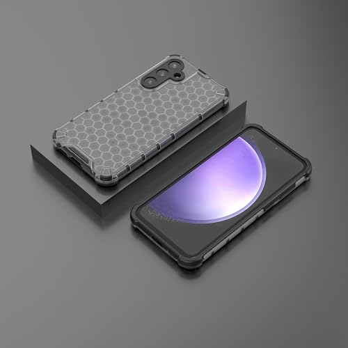 Image of Glasgow Back Case Cover Compatible with [ Samsung Galaxy S23 FE 5G ] (Stylish Design) - Black
