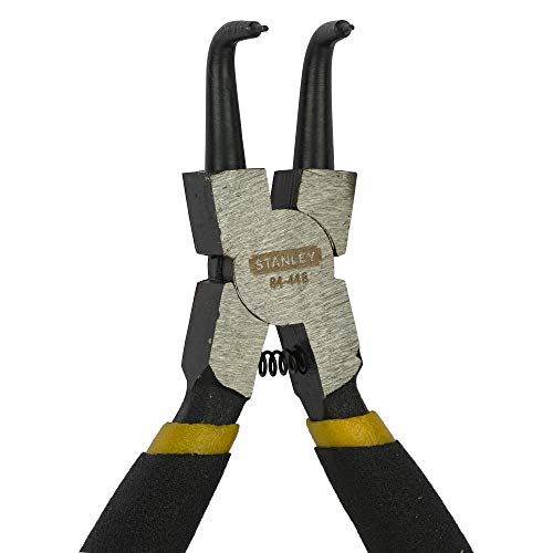 Image of STANLEY 84-446-23 Circlip Pliers Bent Internal-130mm /5''