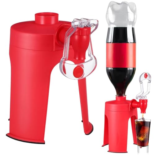 Dispensador de Soda – ABS 12 x 17 cm | Hand Pressure Inverted Cola Drinking Saver, Compact Soda Dispenser Gadgets For Home Bar Accessory, Camping Picnic | For Parties Outdoor Events And Daily Use
